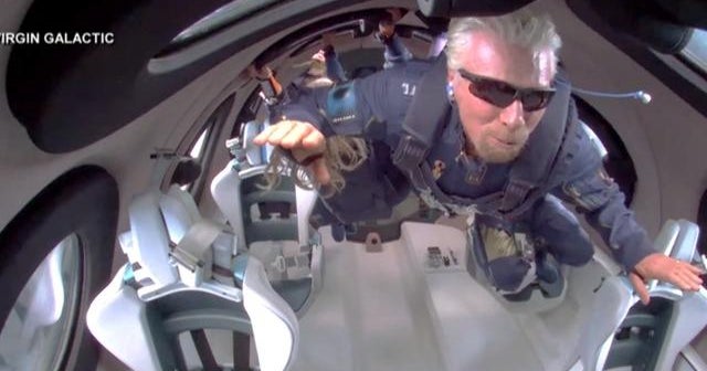 Branson Soars Beyond, Chasing Spaces Infinite Possibilities