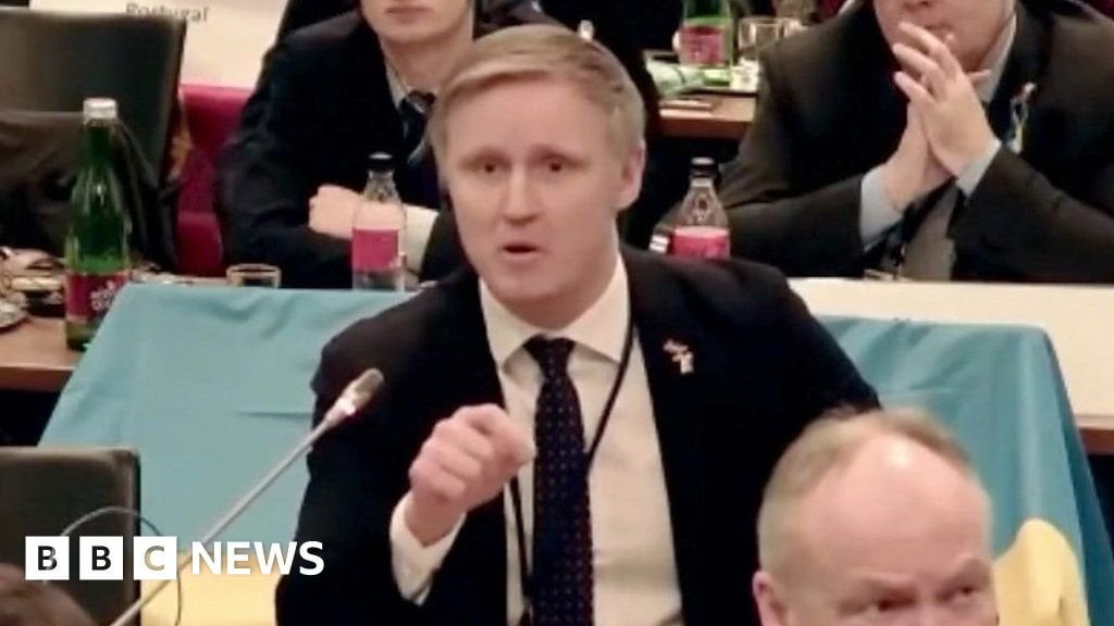 Defiant MP Swears Defiance as Latvia Walks Out on Russia