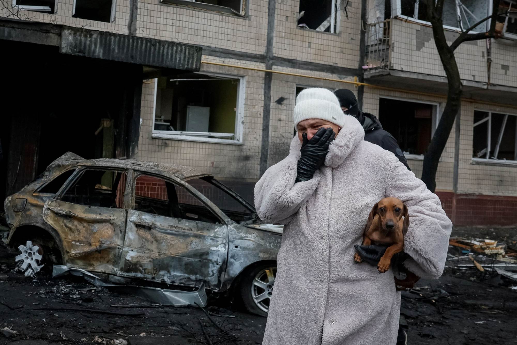 Civilians Endure Unrelenting Strikes as Russia Targets Kyiv’s Heart